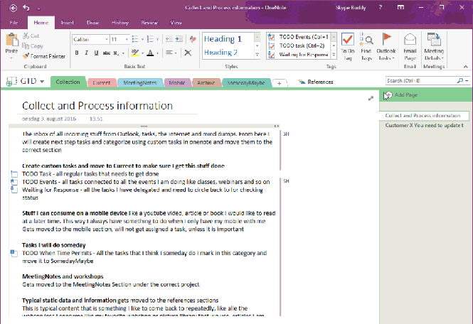 How to create automatic lists from your custom tags in #OneNote ...